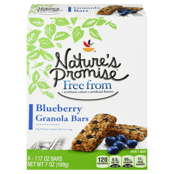 Nature'S Promise Free From Granola Bars Blueberry