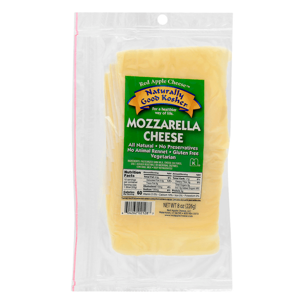 Naturally Good Kosher Sliced Mozzarella