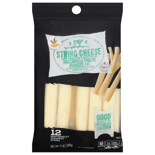 Stop & Shop Mozzarella String Cheese Reduced Fat