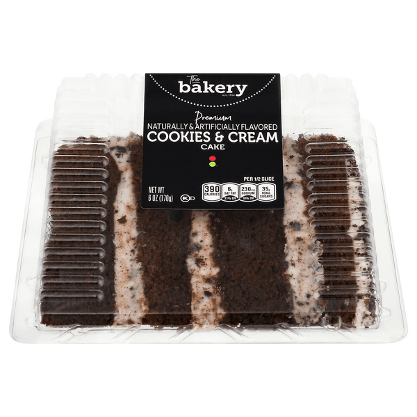 Stop & Shop The Bakery Premium Cookies & Cream Cake Slice