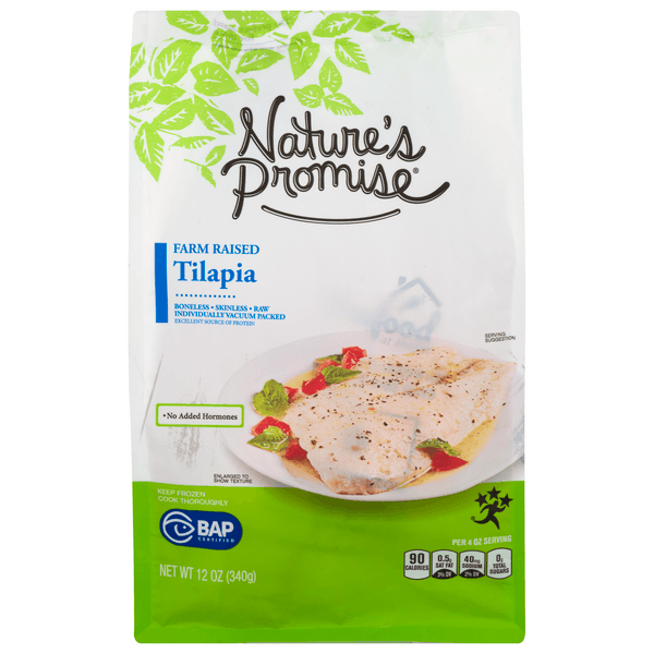 Nature'S Promise Farm Raised Boneless Skinless Tilapia