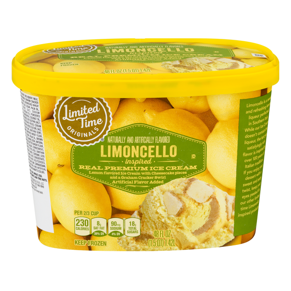 Stop & Shop Real Premium Ice Cream Limoncello Inspired Limited Time
