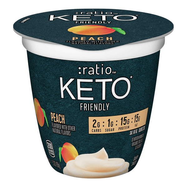 Ratio Keto Friendly Dairy Snack Peach