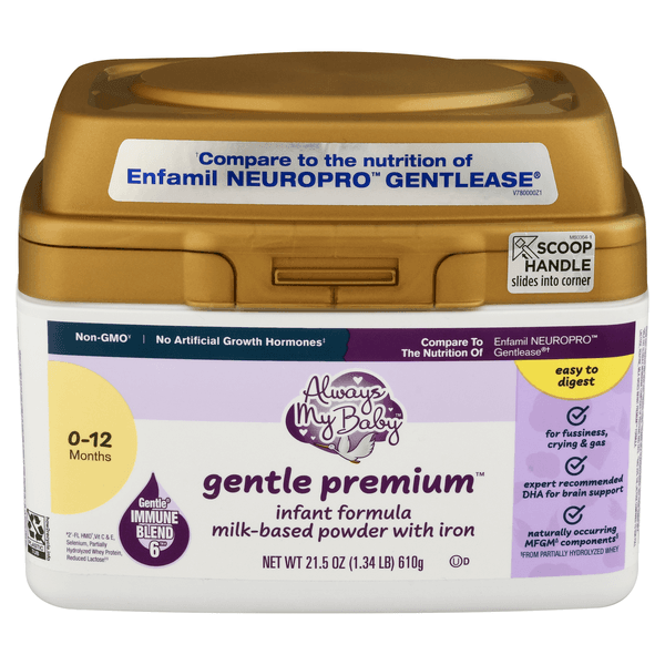 Always My Baby Gentle Infant Formula With Iron Milk-Based Powder