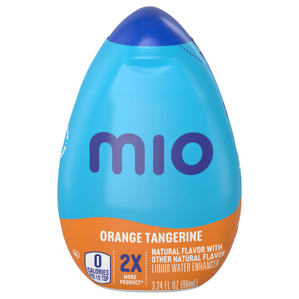 Mio Vitamins Orange Tangerine Liquid Water Enhancer With 2X More