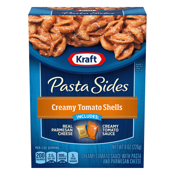 Kraft Pasta Sides Creamy Tomato Shells