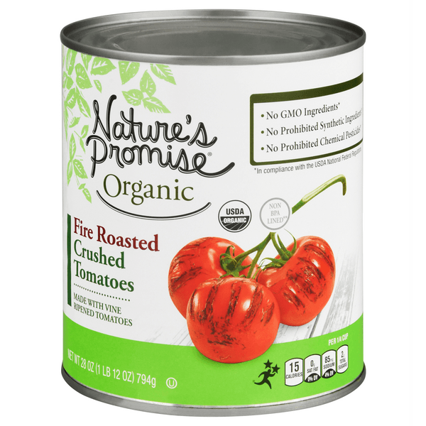 Nature'S Promise Organic Fire Roasted Crushed Tomatoes