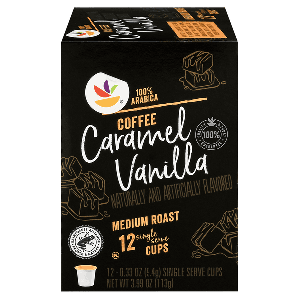 Stop & Shop Caramel Vanilla Flavored Medium Roast Single Serve Coffee
