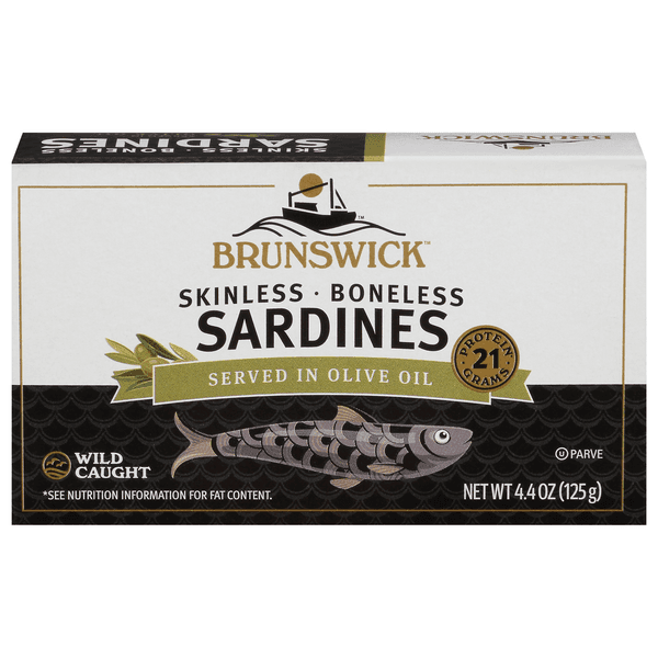 Brunswick Sardines Skinless Boneless In Olive Oil