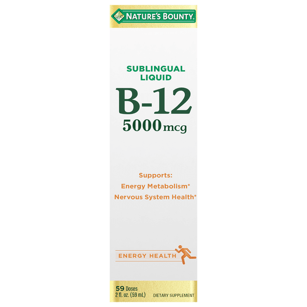 Nature'S Bounty Sublingual Liquid B-12 5000Mcg