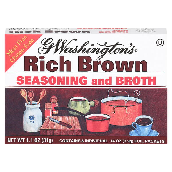 G. Washington'S Rich Brown Seasoning & Broth