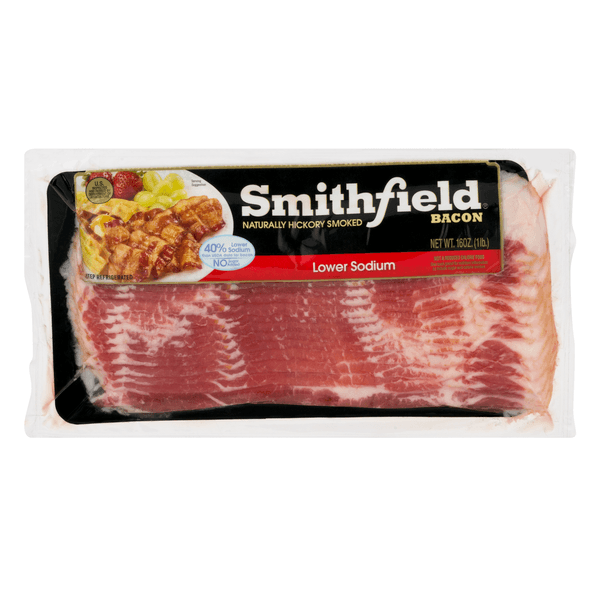 Smithfield Hickory Smoked Lower Sodium Bacon