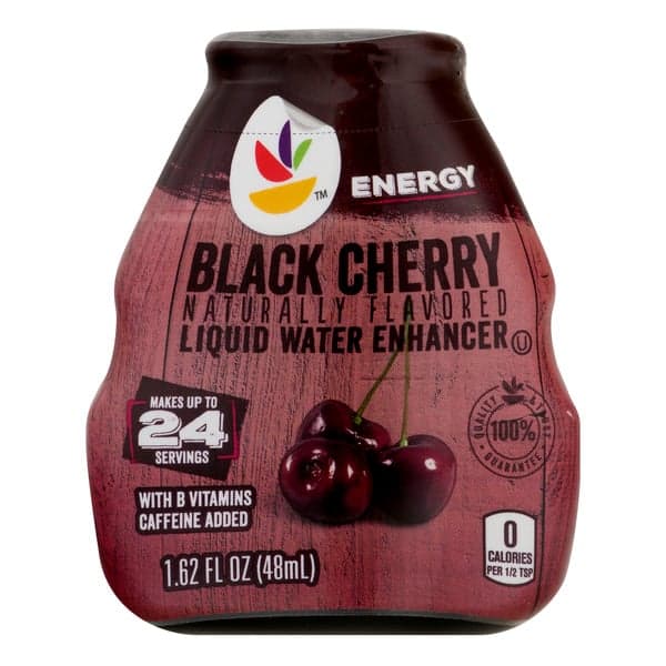 Our Brand Liquid Water Enhancer Black Cherry