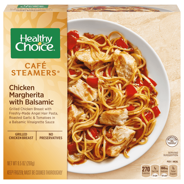 Healthy Choice Cafe Steamers Chicken Margherita With Balsamic  Meal