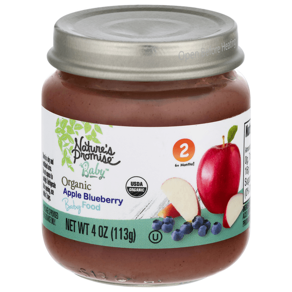 Nature'S Promise Baby Stage 2 Apple Blueberry Organic