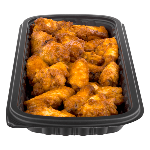 Stop & Shop Rotisserie Chicken Wing Tray Bbq Fully Cooked (Cold