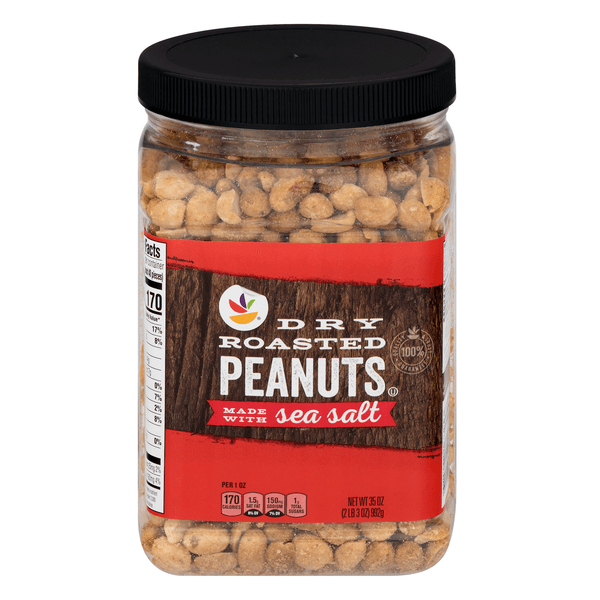 Stop & Shop Dry Roasted Peanuts With Sea Salt