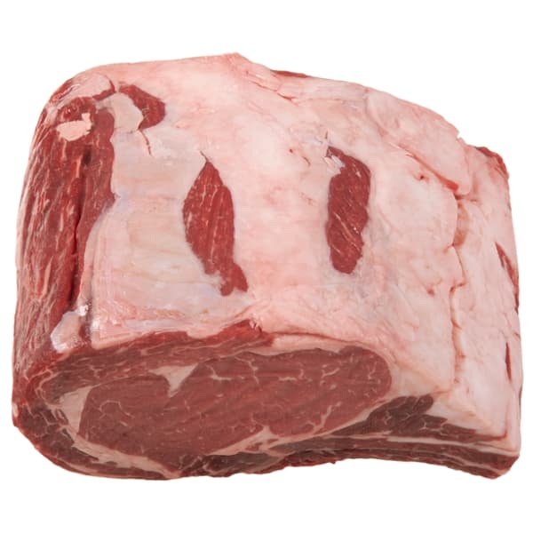 Butcher'S Shop Choice 1/2 Beef Rib Roast Bone-In Vacuum Sealed Fresh