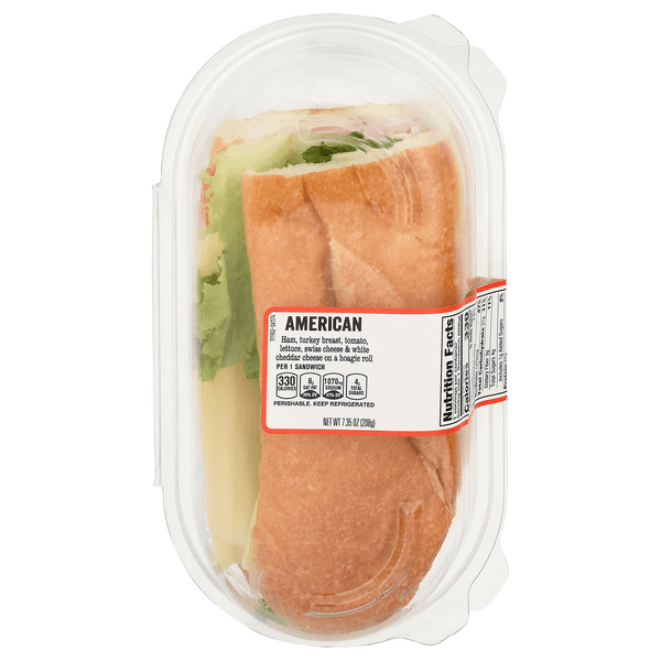 Stop & Shop Deli Sandwich Ham & Turkey (Half