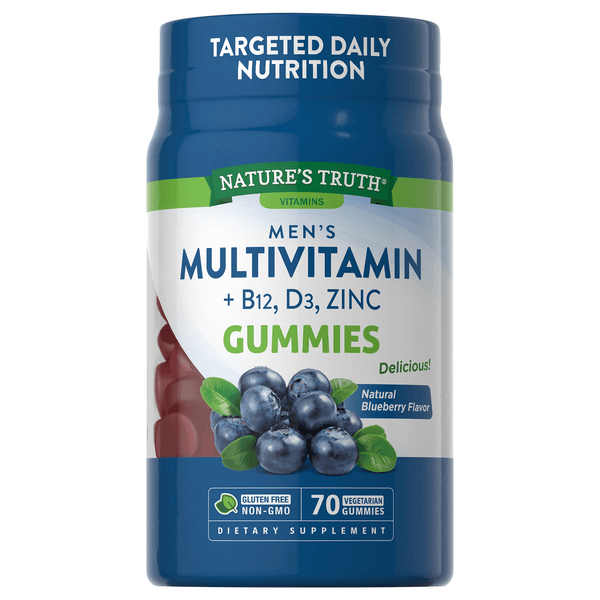 Nature'S Truth Mens Multivitamin Plus B12 D3 And Zinc Gummies
