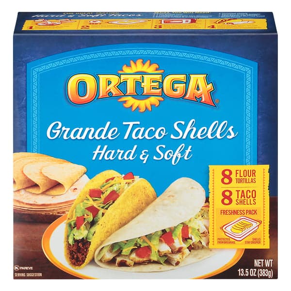 Ortega Taco Shells Grande Hard & Soft