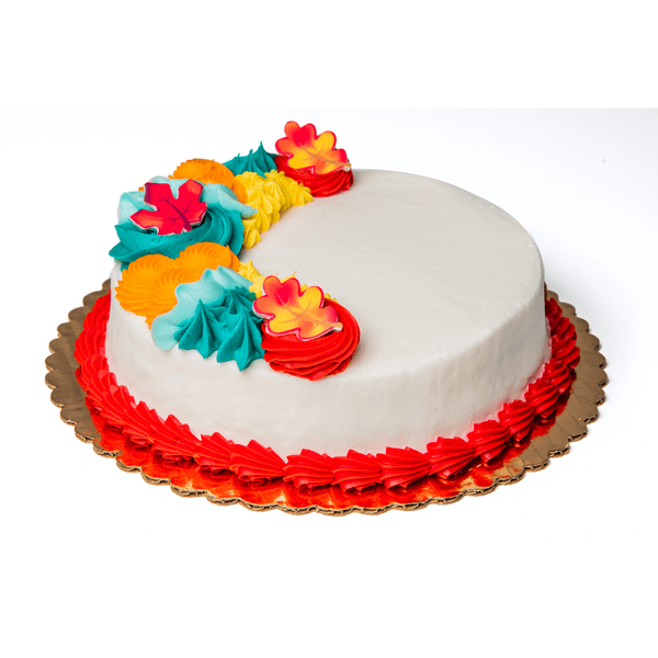 Stop & Shop Bakery Cake Gold Fall Single Layer