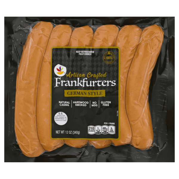 Our Brand Artisan Crafted German Style Pork & Beef Frankfurters