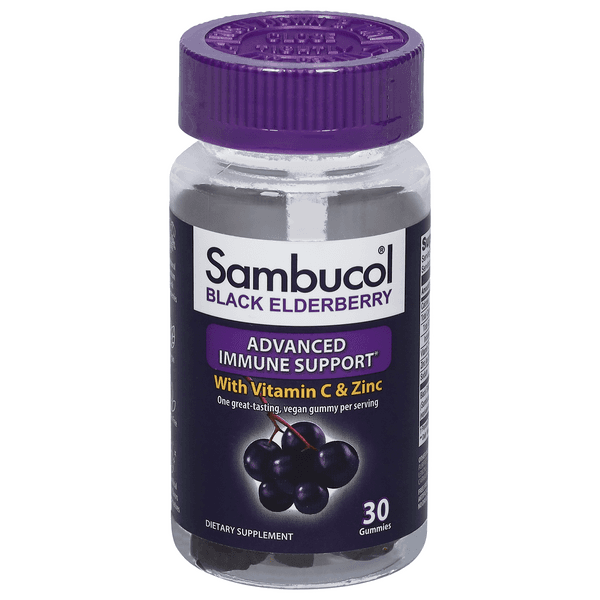 Sambucol Gummies Black Elderberry With Vitamin C & Zinc