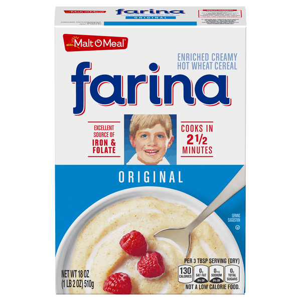Malt-O-Meal Farina Fortified Creamy Hot Wheat Cereal Original