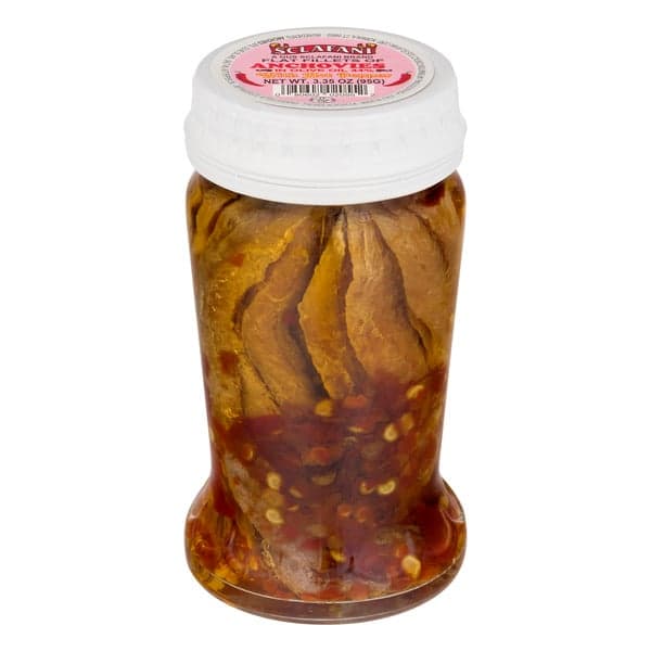 Sclafani Anchovies In Olive Oil With Hot Pepper