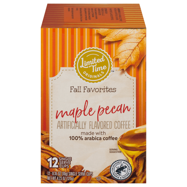 Limited Time Originals Fall Favorites Maple Pecan Coffee Single Serve