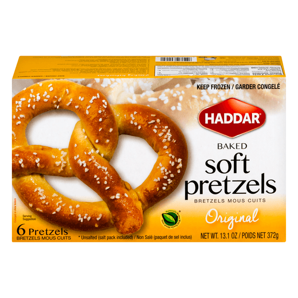 Haddar Baked Soft Pretzels Original