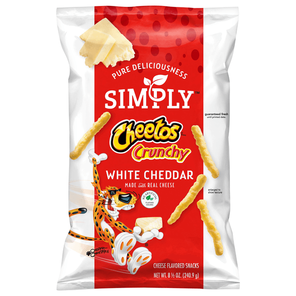 Is it Mustard Free? Cheetos Simply Crunchy Cheese Flavored Snacks White Cheddar