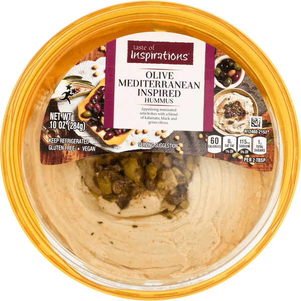 Taste Of Inspirations Hummus Olive Mediterranean