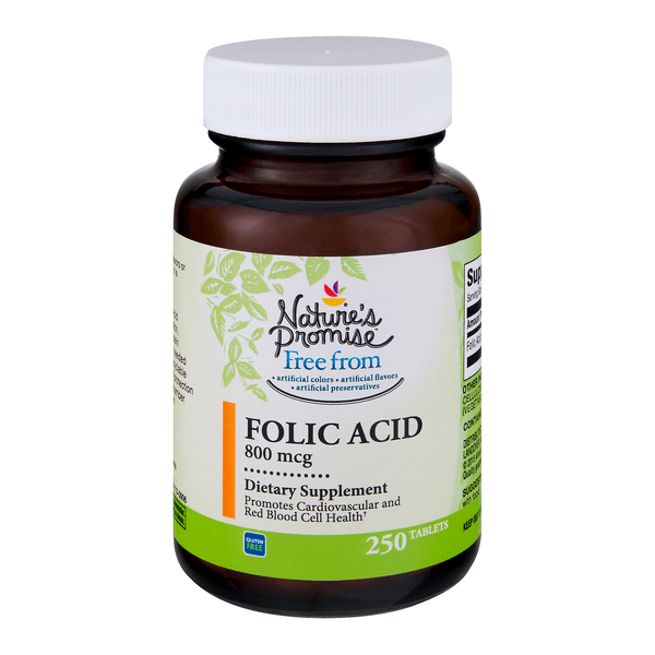 Nature'S Promise Free From Folic Acid 800 Mcg Tabs