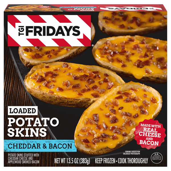 Tgi Fridays Loaded Cheddar & Bacon Potato Skins Snacks Box