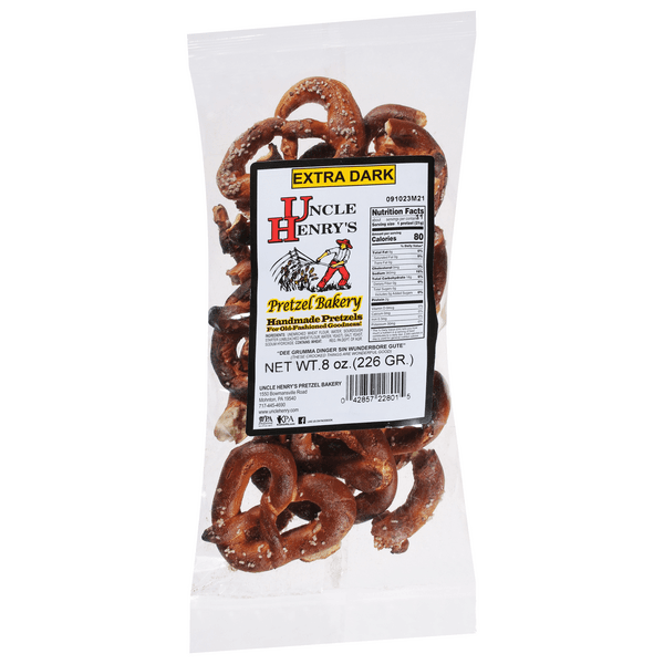 Uncle Henry'S Pretzel Bakery Handmade Pretzels Extra Dark
