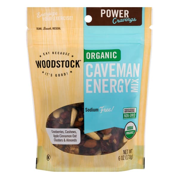 Woodstock Caveman Energy Snack Mix Sodium Free Organic