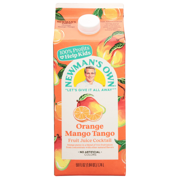 Newmans Own Mango Tango Fruit Juice Cocktail Chilled
