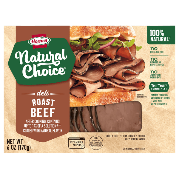 Hormel Natural Choice Roast Beef, Deli