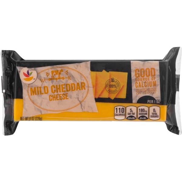 Stop & Shop Mild Yellow Cheddar Cheese Block