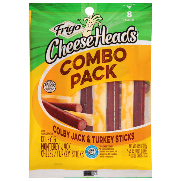 Frigo Cheese Heads Combo Pack Colby Jack & Turkey