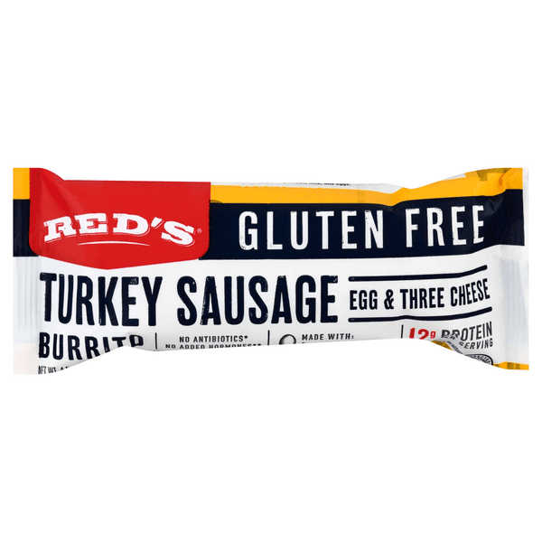 Red'S Burrito Turkey Sausage Egg & Three Cheese Gluten Free