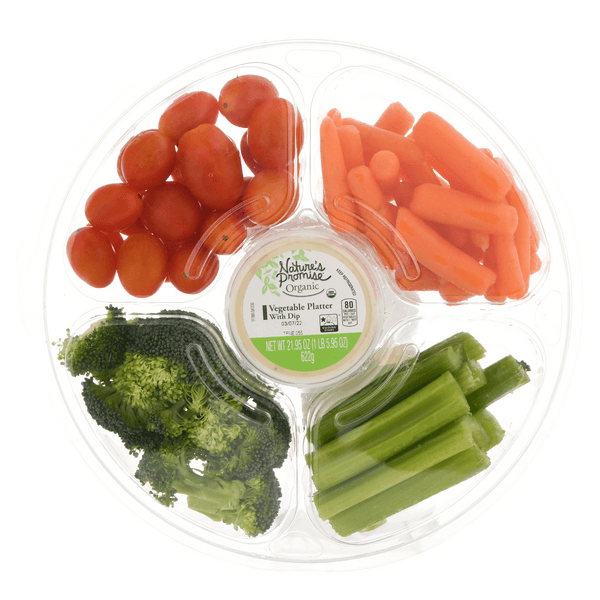 Nature'S Promise Organic Vegetable Platter With Dip