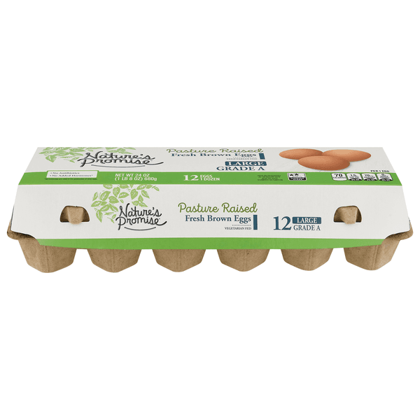 Nature'S Promise Pasture Raised Grade A Large Brown Eggs