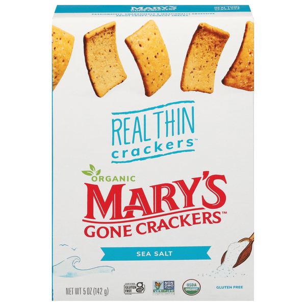 Is it Mushroom Free? Mary's Gone Crackers Real Thin Crackers Sea Salt
