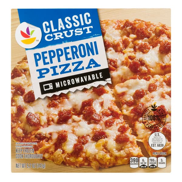 Giant Classic Crust Pizza Pepperoni Individual Microwavable