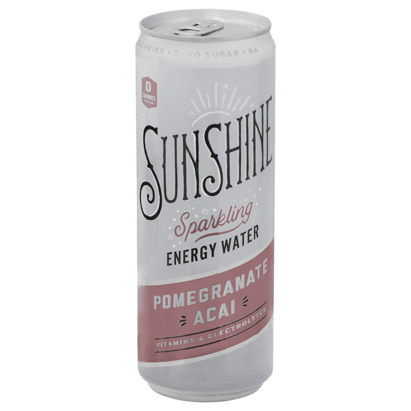Sunshine Sparkling Energy Water Pomegranate Acai