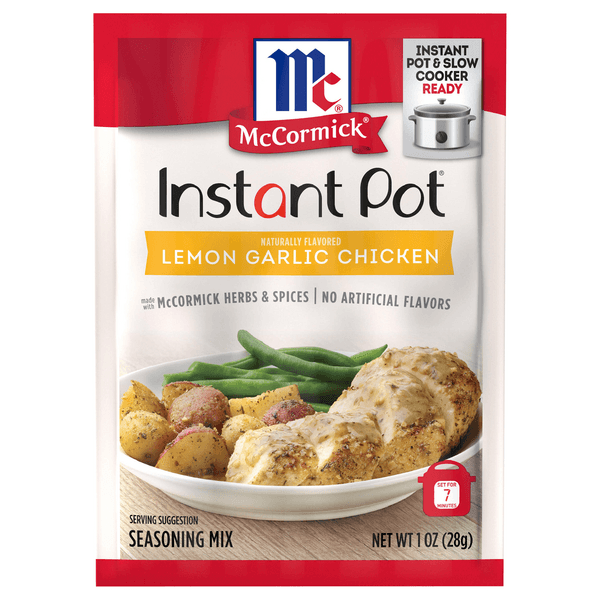 Mccormick Instant Pot Seasoning Mix Packet Lemon Garlic Chicken