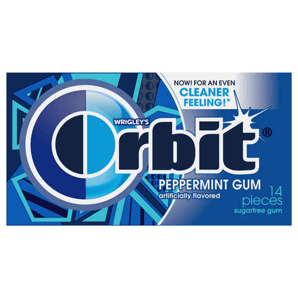 Orbit Sugar Free Chewing Gum Peppermint